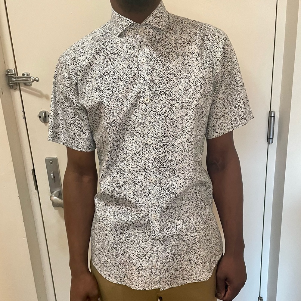 Jared Lang Short Sleeve Dress Shirt